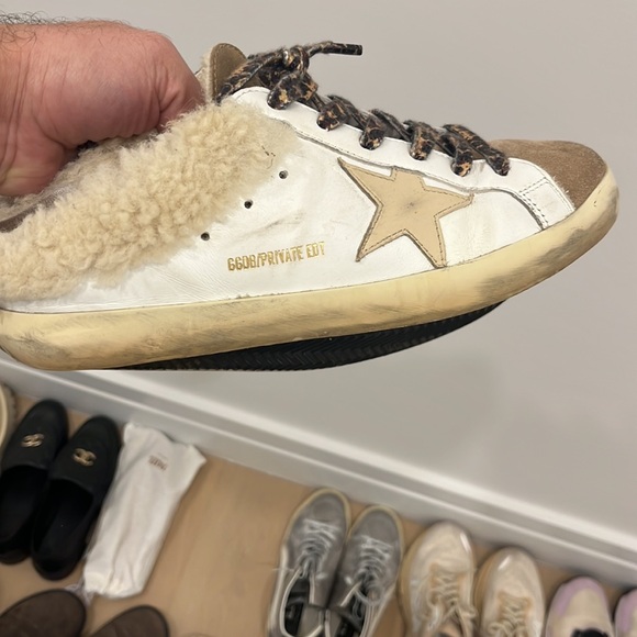Size 41 golden goose slides with fur great condition. W/BOX Original price $1025 - Picture 10 of 12
